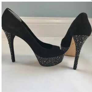 Brain Atwood with Swarovski crystals on the heels